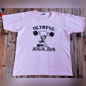 vintage '80s Olympic Health Club t-shirt made in USA  men's size XL